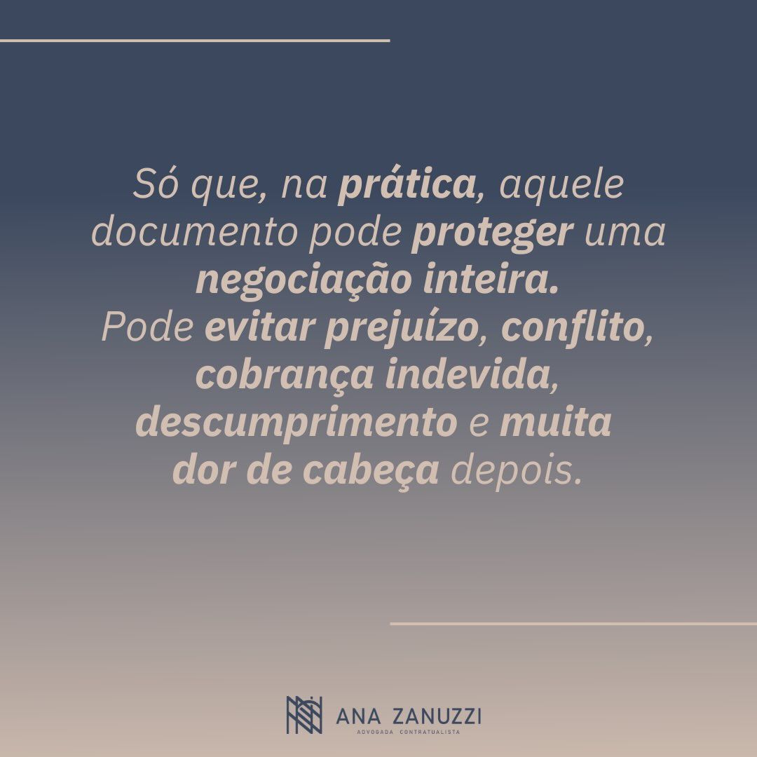 Carrossel sobre a importância de um contrato bem feito — imagem 2 de 7