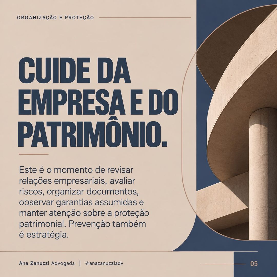 Carrossel sobre planejamento jurídico e empresarial após as eleições — imagem 5 de 6