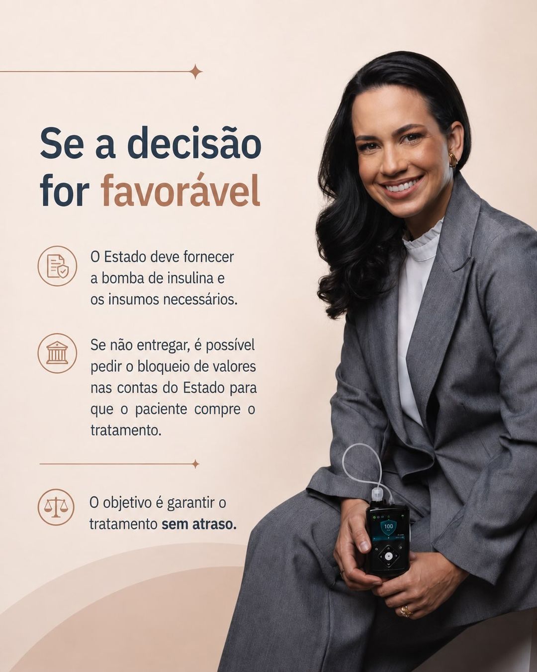 Carrossel sobre o acesso judicial à bomba de insulina — imagem 5 de 6