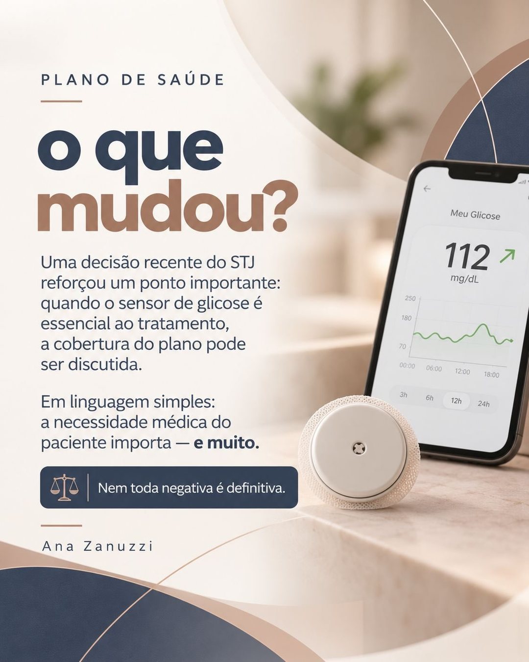 Carrossel sobre decisão do STJ que reconhece o sensor de glicose como dispositivo médico — imagem 2 de 6